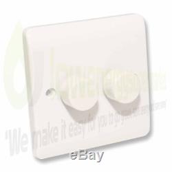 LED Dimmer Switch Single or Double Light Switch Dimmable White 3W to 250W 240V