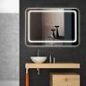 Led Illuminated Bathroom Vality Mirror Light Dimmer, Touch Switch & Anti-fog Pad