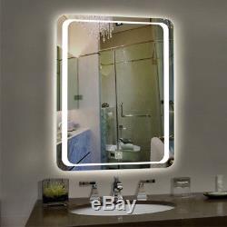 LED Illuminated Bathroom Vality Mirror Light Dimmer, Touch Switch & Anti-fog Pad