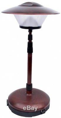 LED Patio Deck Light Floor Table Lamp Indoor Outdoor Dimmer Switch 60 in. Bronze