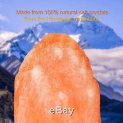 LOT 10 Himalayan Salt Lamp Natural Crystal Rock Dimmer Switch Night Light US HS