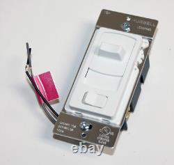 LOT 50 x Hubbell HUBW LCD0108SW DIM SLIDER SP&3W 0-10V 8A LED WH LED DIMMER