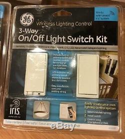 LOT GE Jasco ZWave Wireless Lighting Control 3 Way, Dimmer, On/Off Light Switch