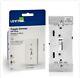 Lot Of 4? Leviton Tsl06-1kw Slide Dimmer Toggle Switch White (pack Of 5)