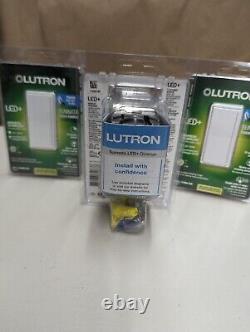 LOT OF 5 Lutron Sunnata Touch Dimmer White Advanced Technology STCL-153MH-WH