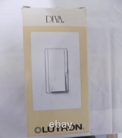 LUTRON DV-10P-BR DIVA DIMMER SWITCH With NIGHT LITE BROWN