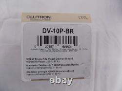 LUTRON DV-10P-BR DIVA DIMMER SWITCH With NIGHT LITE BROWN