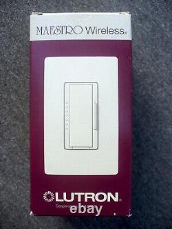 LUTRON Maestro Wireless Dimmer Switch MRF2-6CL-WH Multi-Location RF Dimmable NEW