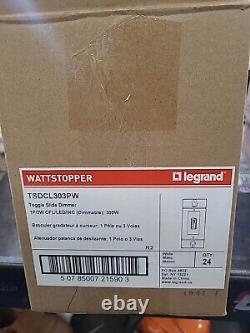 LeGrand Watt Stopper Eaton Side Dimmer CFL/LED S/P / 3-WAY 300W WHITE NEW (24)