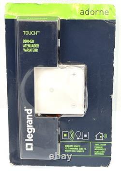 Legrand Adorne ADTHMRUW2 Touch Wireless Remote Dimmer White