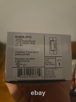 Legrand Rh4fbl3pw Radiant Preset Paddle Dimmer 10a 120vac