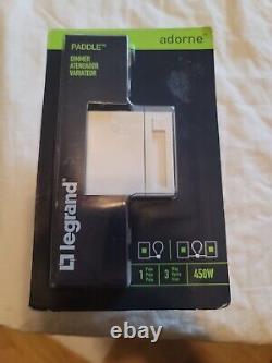 Legrand adorne Soft touch Switch Single-Pole/3-Way LED Square White
