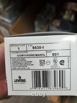Leviton 6630-I fan and light control switch ivory (Case of 10 units)