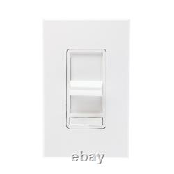 Leviton 81000-w Single-pole Incandescent Slide Dimmer, 1000-watt, 120v, White Leviton 81000-w Single-pole Incandescent Slide Dimmer, 1000-watt, 120v, White