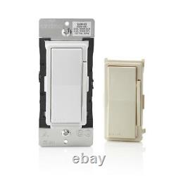 Leviton Decora Smart Dimmer Light Switch Universal White Light Almond 2 Pack New