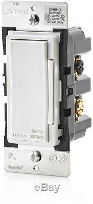Leviton Decora Smart Dimmer Switch Light Control 600-Watt HomeKit Siri 5-Pack