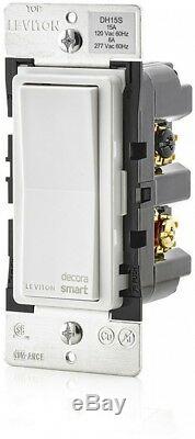 Leviton Decora Smart Rocker Programmable Switch Light Dimmer Siri LED 15 Amp 5Pk