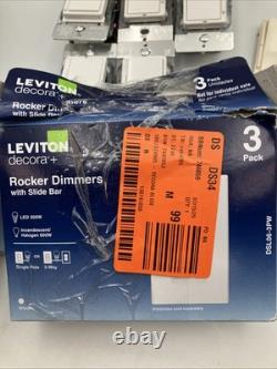 Leviton Dsl06-1tw Decora Rocker Dimmer With Slide Bar (in White) Leviton Dsl06-1tw Decora Rocker Dimmer With Slide Bar (in White)