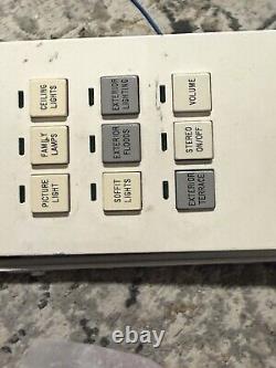 LiteTouch / Savant 9 2 1 6 Button Keypad Dimmer All TESTED AND WORKING Switches