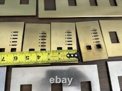 Lot (1) Lutron Faceplates Gold/Bronze Silver Color Dimmer Lot (1) Lutron Faceplates Gold/Bronze Silver Color Dimmer