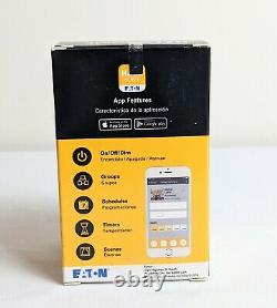 Lot (11) Eaton HaloHome In-Wall Accessory Bluetooth Dimmer Switches- Ships Free
