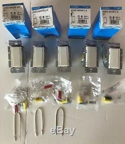 Lot (5) New Lutron Homeworks HWD-8ANS-LA Light Switch 8 Amp