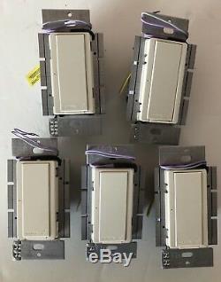 Lot (5) New Lutron Homeworks HWD-8ANS-LA Light Switch 8 Amp