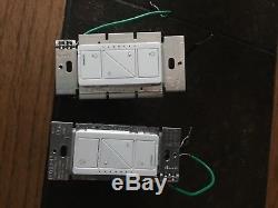 Lot Of 2 Lutron Caseta Wireless Smart Lighting Dimmer Switch for Wall, PD-6WCL