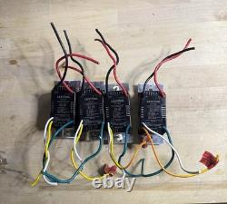 Lot Of 4 Leviton Smart Switches, 1 Dimmer, 2 Companion Switches