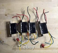 Lot Of 4 Leviton Smart Switches, 1 Dimmer, 2 Companion Switches