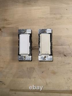 Lot Of 4 Leviton Smart Switches, 1 Dimmer, 2 Companion Switches