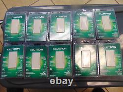 Lot of 10 Lutron MACL-153MLH-LA Maestro Dimmer Light Almond