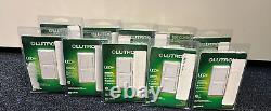 Lot of 10 Lutron MACL-LFQH-WH Maestro Fan Control and Light Dimmer White