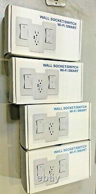 Lot of 10 WiFi Smart Light Switches & Dimmers, works with Alexa & Google IFTTT