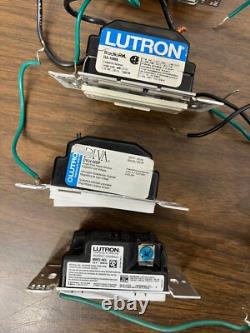 (Lot of 13) Lutron Homeworks Dimmer Switches Mixed Models And Colors