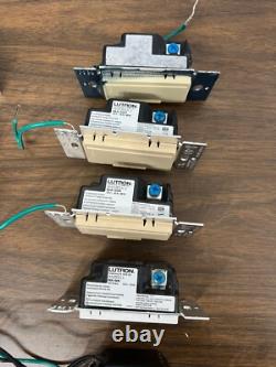 (Lot of 13) Lutron Homeworks Dimmer Switches Mixed Models And Colors