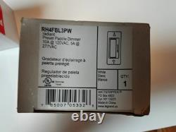 Lot of 4 WattStopper Legrand RH4FBL3PW Preset Paddle Dimmer White