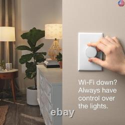 Lutron Aurora Smart Bulb Dimmer Switch for Philips Hue Smart Bulbs