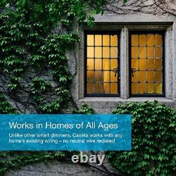 Lutron Caseta 3 Way Smart Dimmer Light Switch Kit, Includes 1 Pack, White