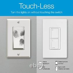 Lutron Caseta 3-Way Smart Switch Kit Switch, Wireless Remote No Size, White