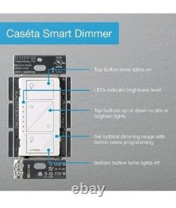Lutron Caseta Deluxe Smart Dimmer Starter Kit 2 Smart Dimmers, Hub & MoreFull
