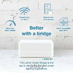 Lutron Caseta Deluxe Smart Switch Kit with Smart Bridge New