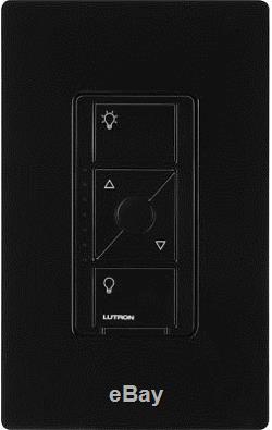 Lutron Caseta Electrical Lighting Tap Dimmer Switch Wireless Smart Black New