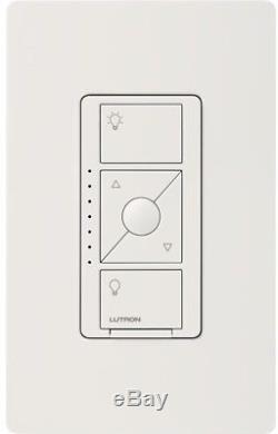 Lutron Caseta Electrical Wireless Lighting Dimmer Switch Smart White Finish New