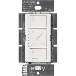 Lutron Caseta Smart Dimmer Switch Work with Alexa Apple HomeKit PD-6WCL-WH White