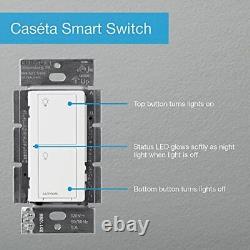 Lutron Caseta Smart Home Switch Works with Alexa Apple HomeKit White 12-Pack
