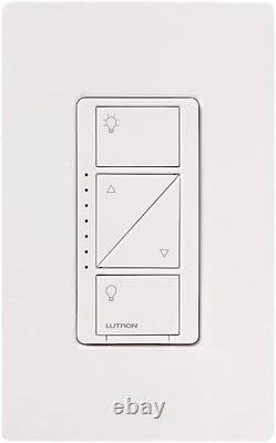 Lutron Caseta Smart Lighting Dimmer Switch for Wall and Ceiling Lights PD-6WCL