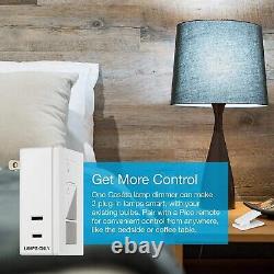 Lutron Caseta Smart Start Kit for Lamps, Plug-In Lamp Dimmer with Smart Bridg