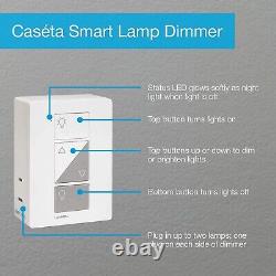 Lutron Caseta Smart Start Kit for Lamps, Plug-In Lamp Dimmer with Smart Bridg