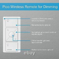 Lutron Caseta Smart Start Kit for Lamps, Plug-In Lamp Dimmer with Smart Bridg